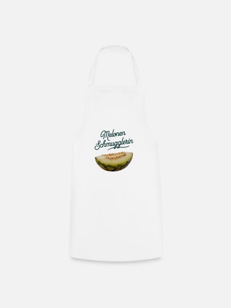 Melonen Schmugglerin Schwangerschaft Geschenkidee - Kochschürze - Weiß