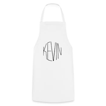 Kevin - Kochschürze - Weiß - Vorne - AI Model Male 185 dark (185cm)