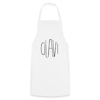 Olavi - Tablier de cuisine - blanc - Devant - AI Model Male 185 dark (185cm)