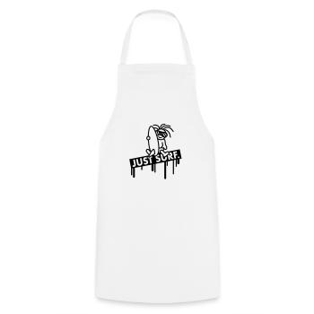 just_surf_baby_graffiti - Tablier de cuisine - blanc - Devant - AI Model Male 185 dark (185cm)