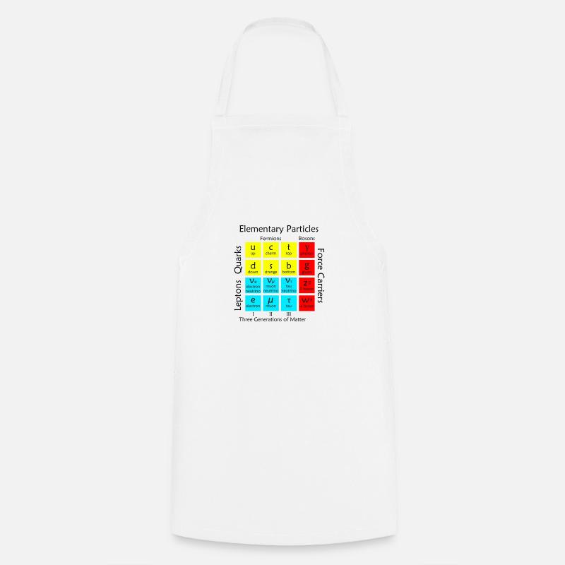 Elementary Particles - Cooking Apron - white