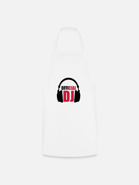 Official DJ - Tablier de cuisine - blanc