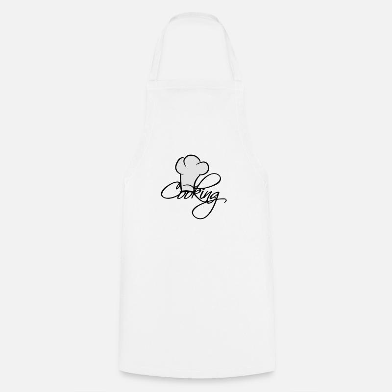 Chef cuisinier Cap Logo Chef étoilé - Tablier de cuisine - blanc