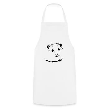 Hamster Cute Animal Rodent Animals Pet Vector 3 - Cooking Apron - white - Front - AI Model Male 185 dark (185cm)