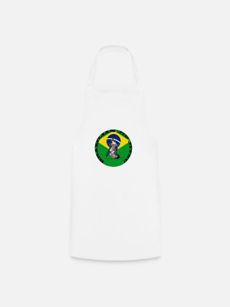 BJJ BRAZILIAN - Kochschürze - Weiß