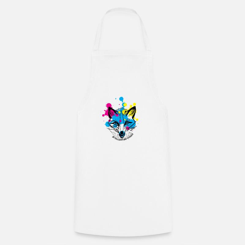 Splash Fox - Cooking Apron - white