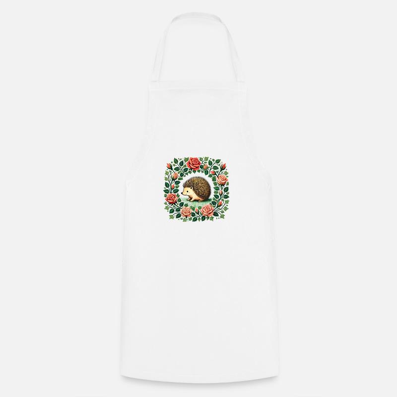 Hérisson - Tablier de cuisine - blanc