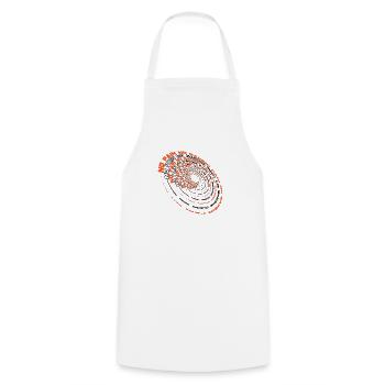 No pain no gain - Tablier de cuisine - blanc - Devant - AI Model Male 185 dark (185cm)