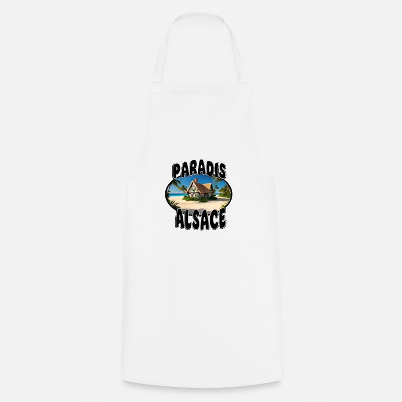 Paradise Alsace - Cooking Apron - white