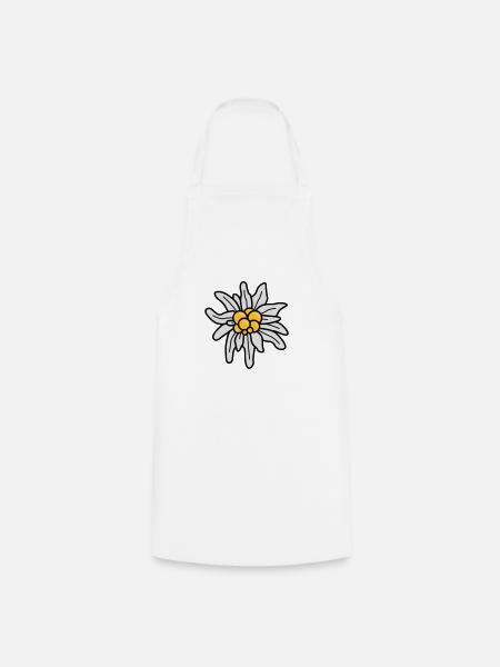 Edelweiss - Kochschürze - Weiß