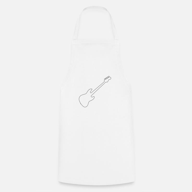 J Bass Line - Cooking Apron - white