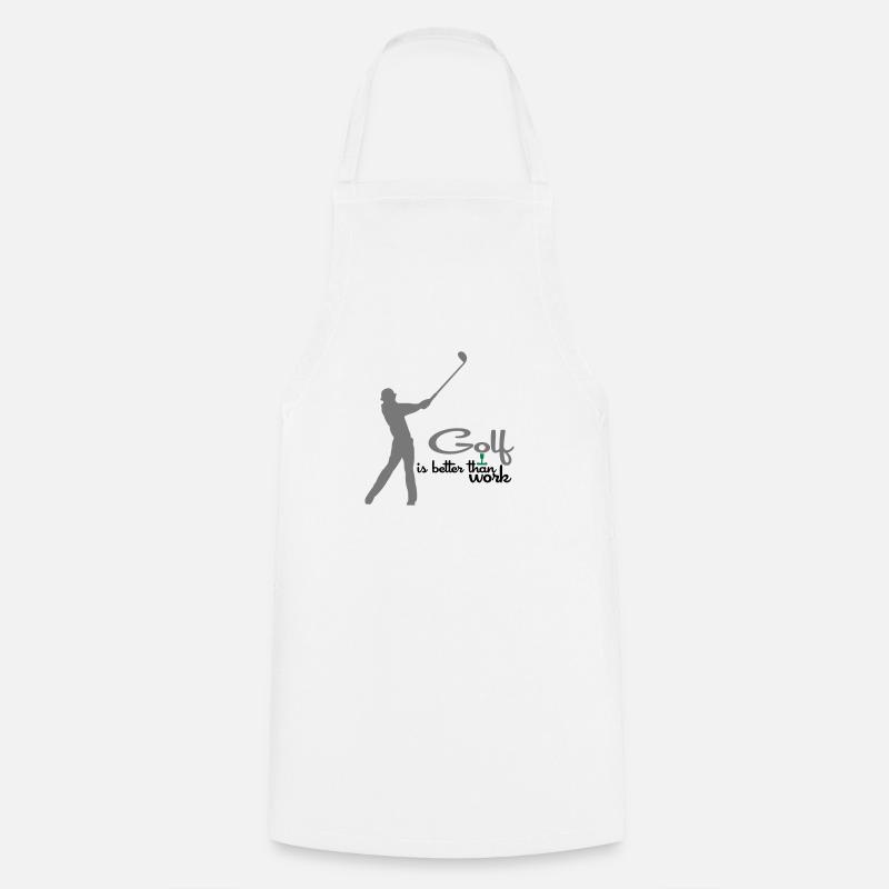 golf - Cooking Apron - white
