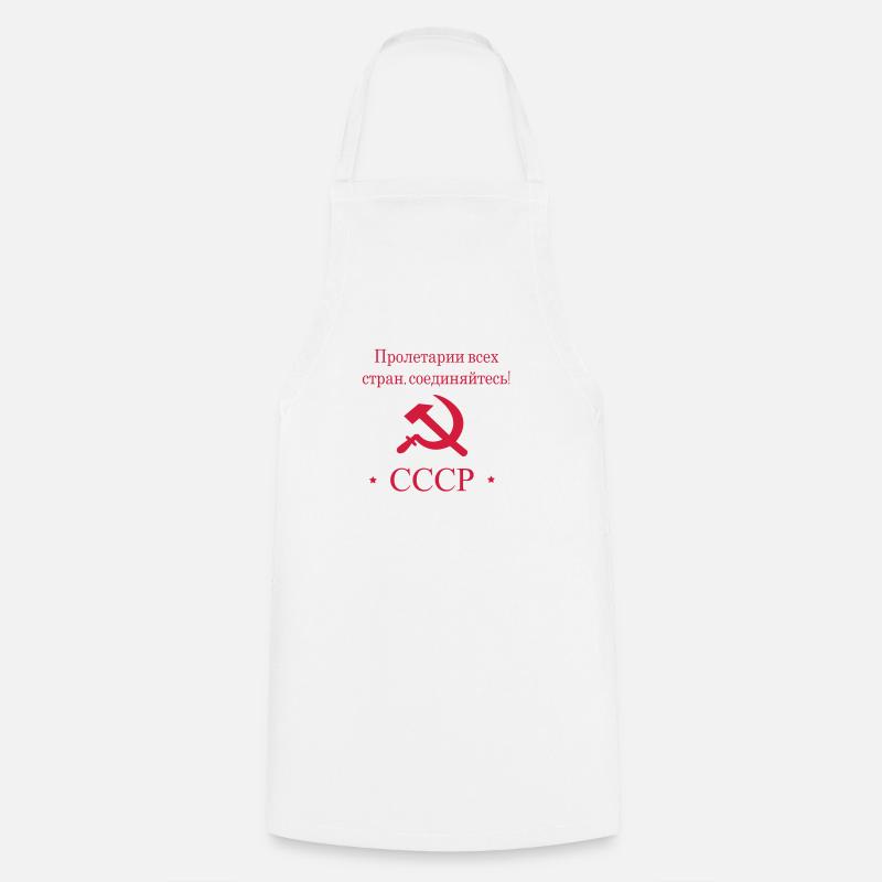 CCCP URSS USSR - Tablier de cuisine - blanc
