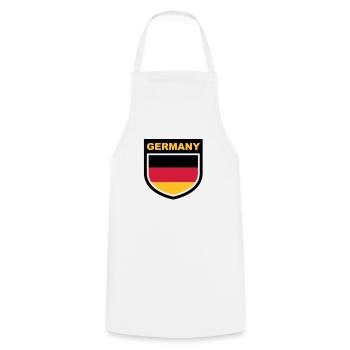 germany_emblem - Tablier de cuisine - blanc - Devant - AI Model Male 185 dark (185cm)