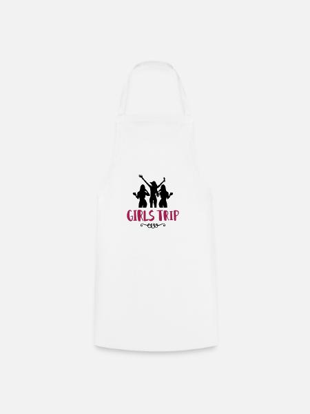 girls trip - Kochschürze - Weiß