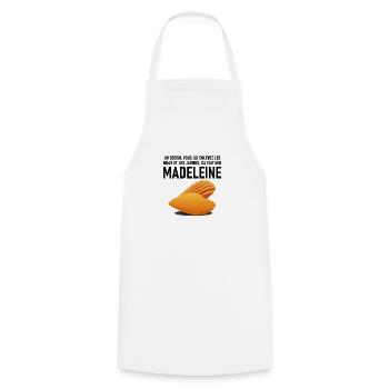 BOSSU - Tablier de cuisine - blanc - Devant - AI Model Male 185 dark (185cm)