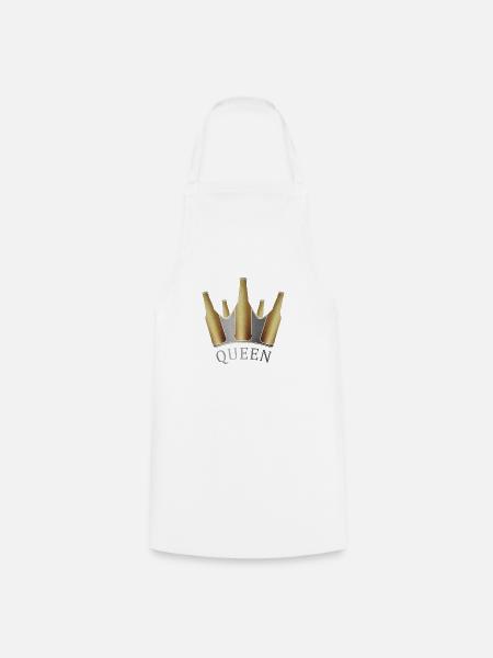 Queen - Kochschürze - Weiß