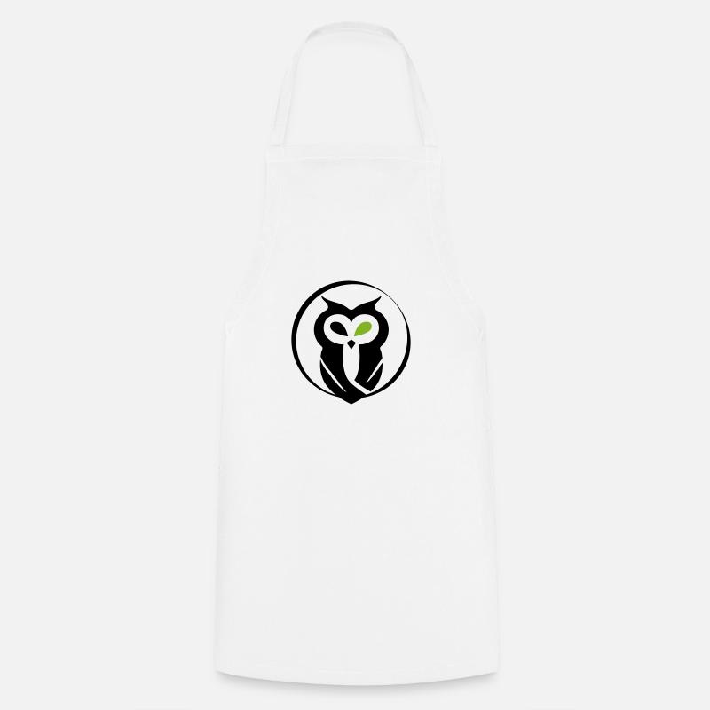 GOWILD owl - without what ... zebra style - Cooking Apron - white