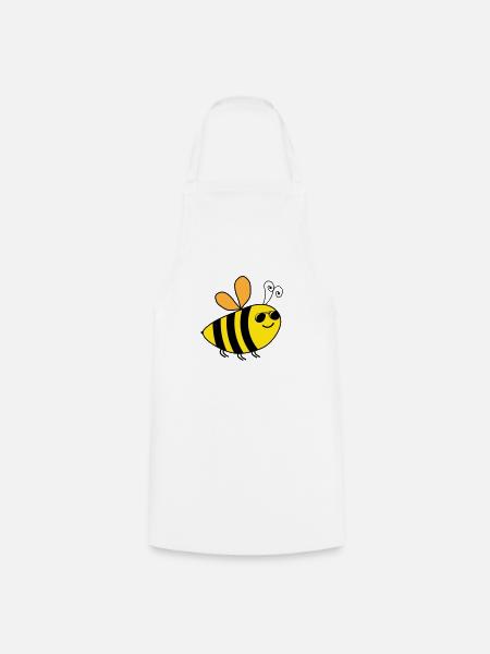 Abeille - Tablier de cuisine - blanc