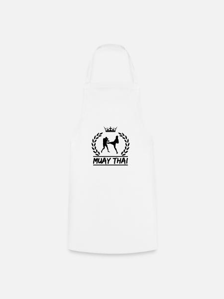 muay thai - Kochschürze - Weiß