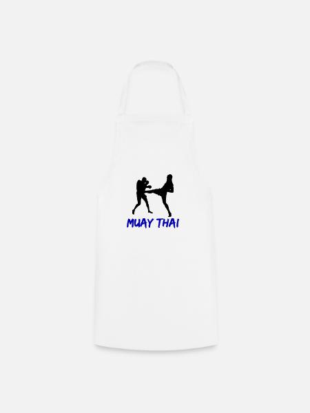 muay thai - Kochschürze - Weiß