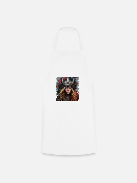 Wikinger Design Schildmaid & Valküren Geschenk - Kochschürze - Weiß
