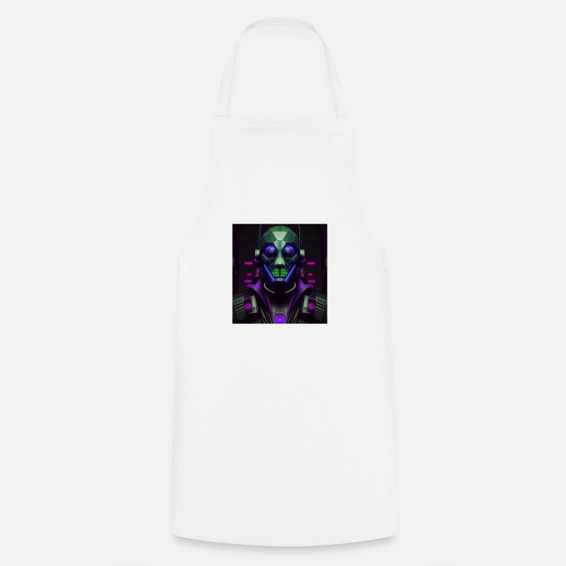 Le cyberpunk - Tablier de cuisine - blanc