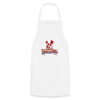 Croatie hrvatska croatie hrv hr sibenik drapeau - Tablier de cuisine - blanc - Devant - AI Model Male 185 dark (185cm)