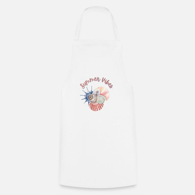 Summer Vibes - Cooking Apron - white