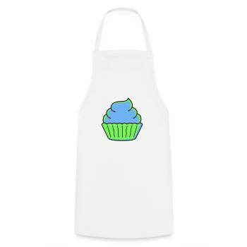 Cupcake - Tablier de cuisine - blanc - Devant - AI Model Male 185 dark (185cm)