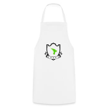 Drill Coat of Arms - Cooking Apron - white - Front - AI Model Male 185 dark (185cm)