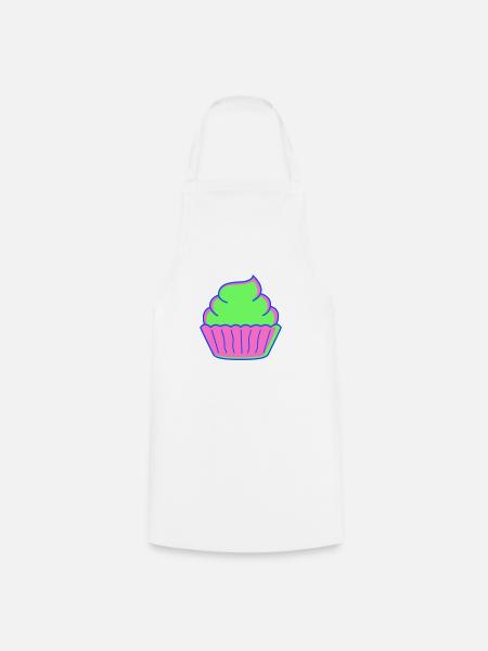 cupcake - Kochschürze - Weiß