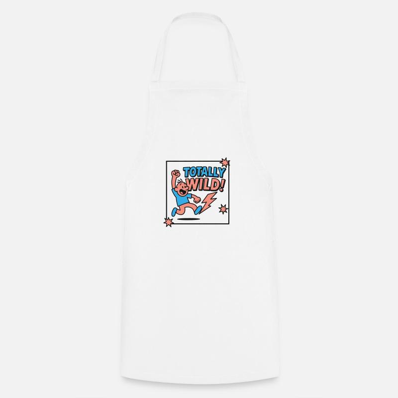 Comic Energy Explosion - Cooking Apron - white