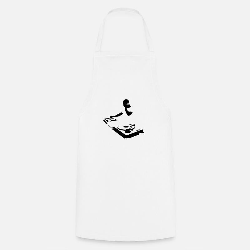 DJ - Tablier de cuisine - blanc