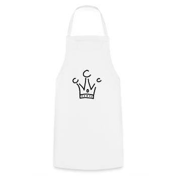 Couronne - Line - Tablier de cuisine - blanc - Devant - AI Model Male 185 dark (185cm)