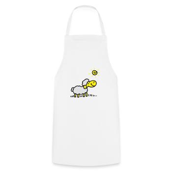 Sheep Sun 3 - Cooking Apron - white - Front - AI Model Male 185 dark (185cm)
