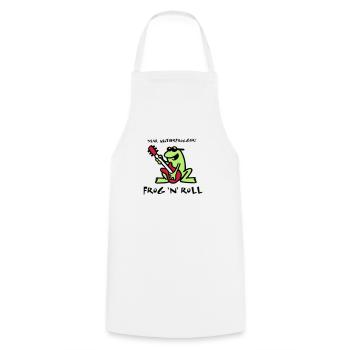 frog_n_roll_072011_d_3c - Cooking Apron - white - Front - AI Model Male 185 dark (185cm)