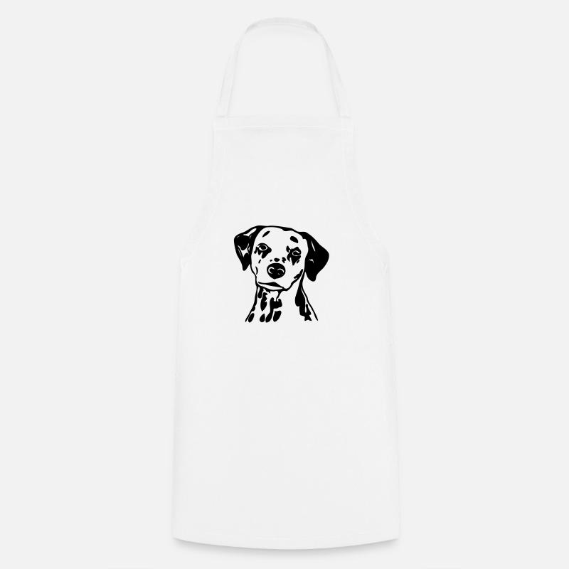 dalmatiner_hund - Cooking Apron - white