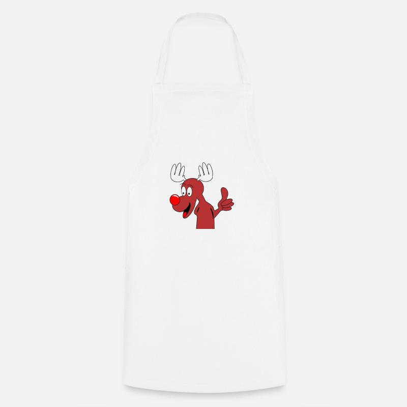 Elch - Cooking Apron - white