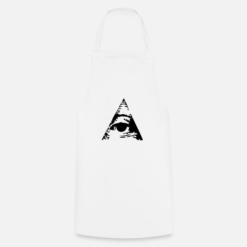 Pyramide - Kochschürze - Weiß