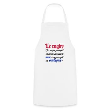 intelligent - Tablier de cuisine - blanc - Devant - AI Model Male 185 dark (185cm)