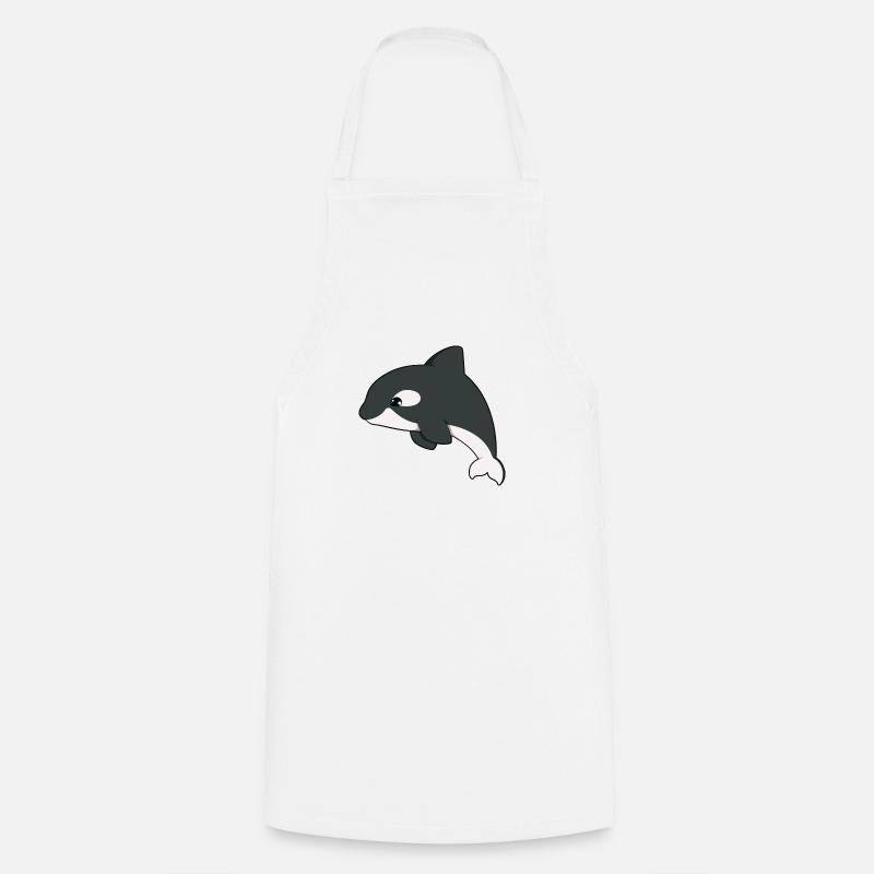 Orca - Kochschürze - Weiß