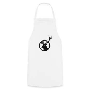 Cerf - Tablier de cuisine - blanc - Devant - AI Model Male 185 dark (185cm)