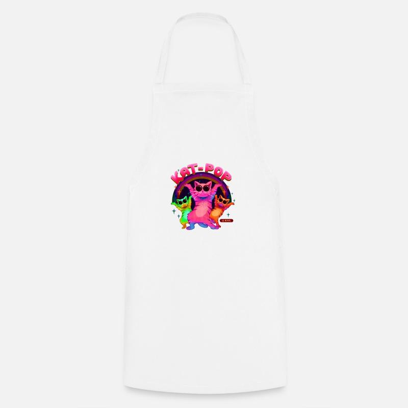 KAT POP - Tablier de cuisine - blanc