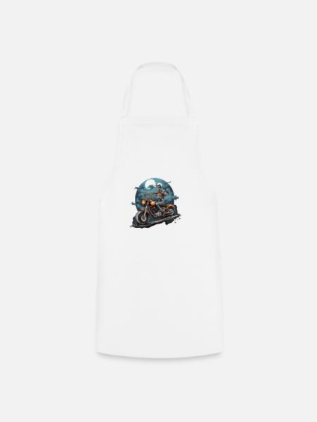 Biker de la mort - Tablier de cuisine - blanc