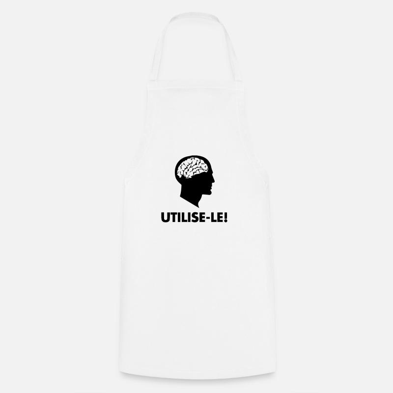USE IT! - Cooking Apron - white