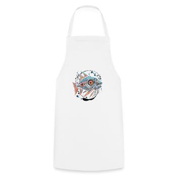 Bahamas Fun Funny Dictons Animal Gift Animation - Tablier de cuisine - blanc - Devant - AI Model Male 185 dark (185cm)