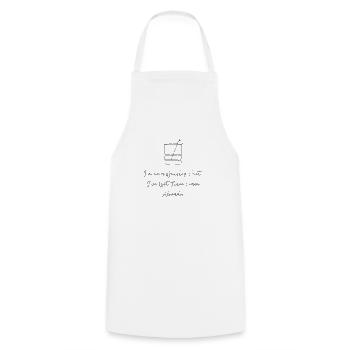 Régime Whisky - Tablier de cuisine - blanc - Devant - AI Model Male 185 dark (185cm)
