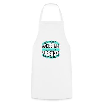 typographie de blague d’ordinateur sous l’arbre - Tablier de cuisine - blanc - Devant - AI Model Male 185 dark (185cm)