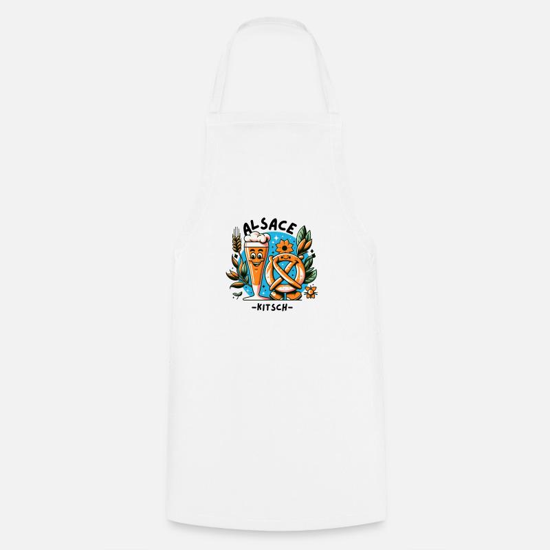 Alsace Kitsch - Tablier de cuisine - blanc